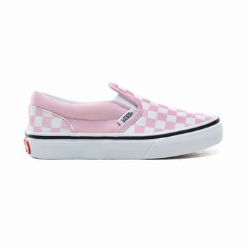 Detske Tenisky Vans Checkerboard Classic (8-14+ years) Biele VA98WKDXA